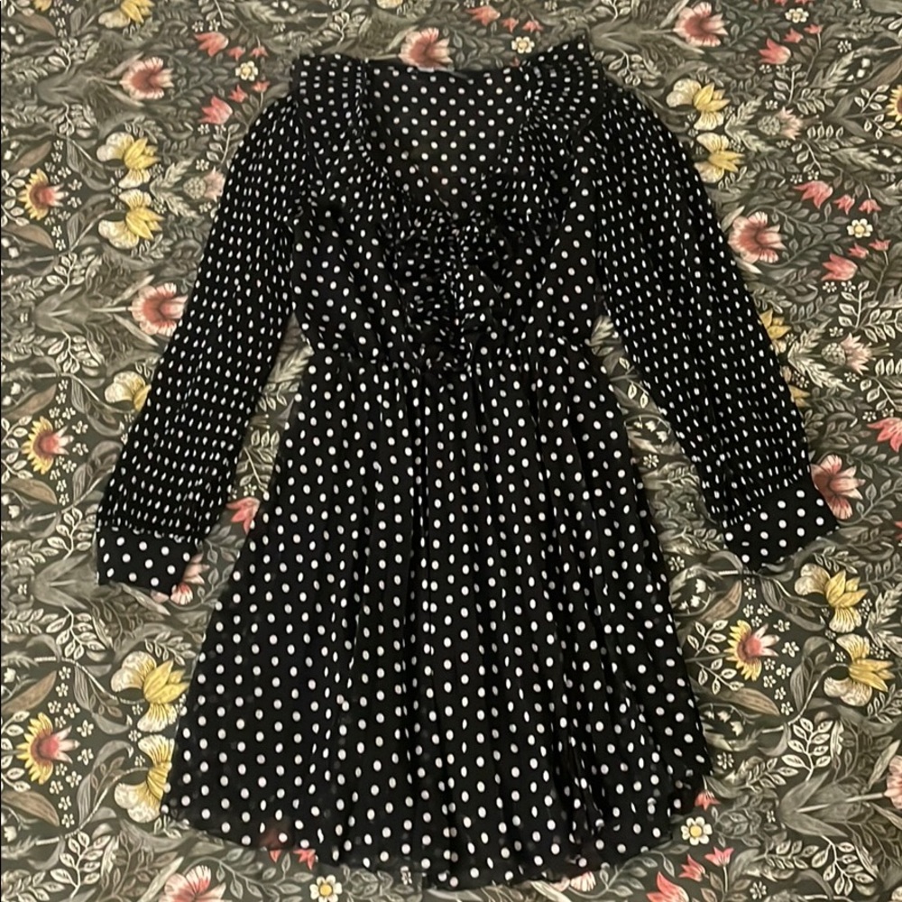 Zara polka dot dress